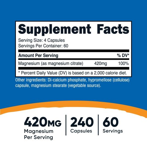 nutricost magnesium citrate capsules 876079