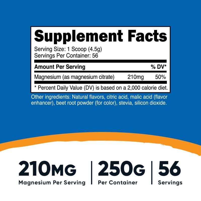 nutricost magnesium citrate powder 608513