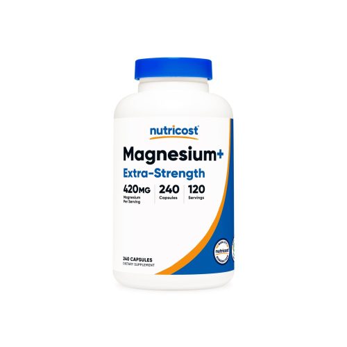 Nutricost Magnesium+ (Extra Strength) Capsules - Nutricost