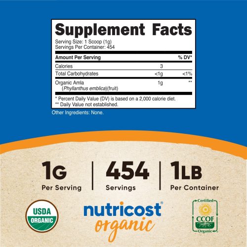 nutricost organic amla powder 448998