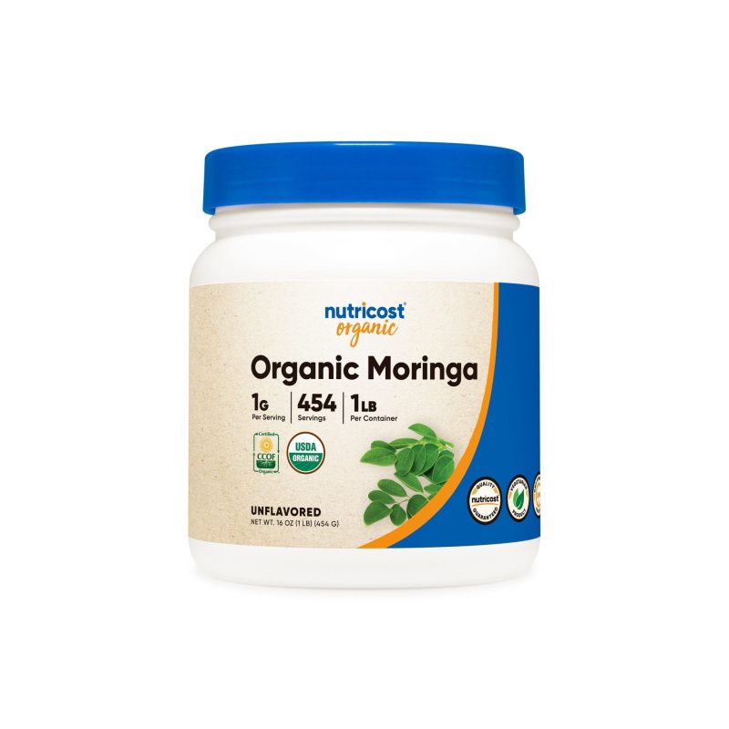 nutricost organic moringa powder unflavored 326487