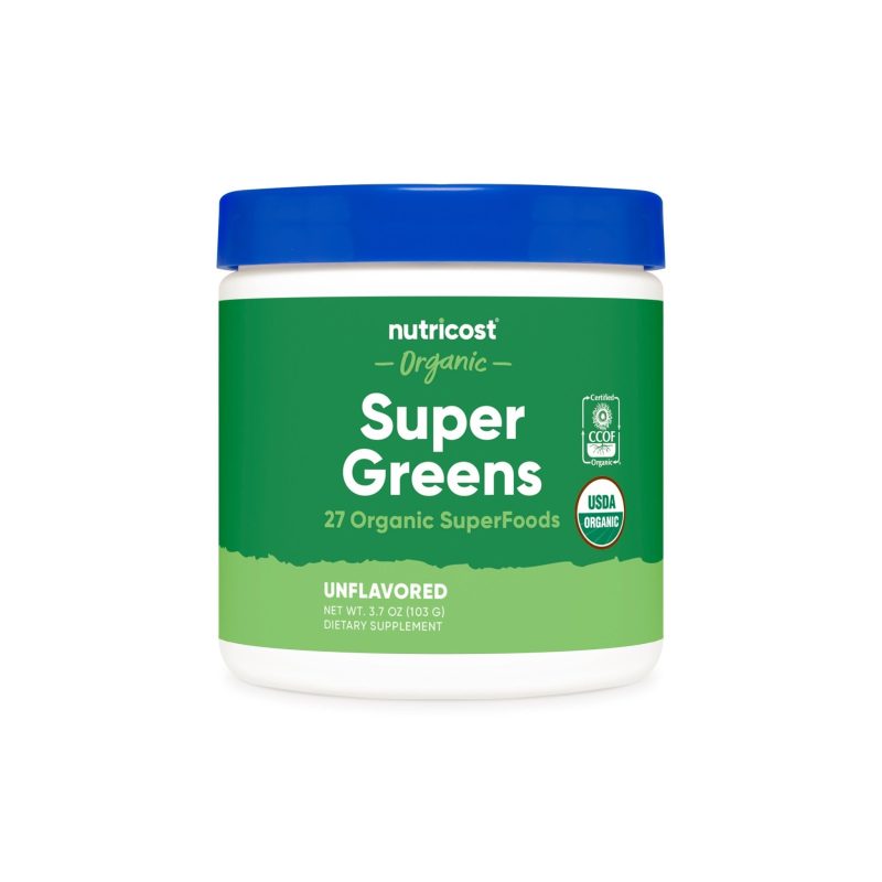 Nutricost Organic Super Greens Powder - 10 Servings - Nutricost