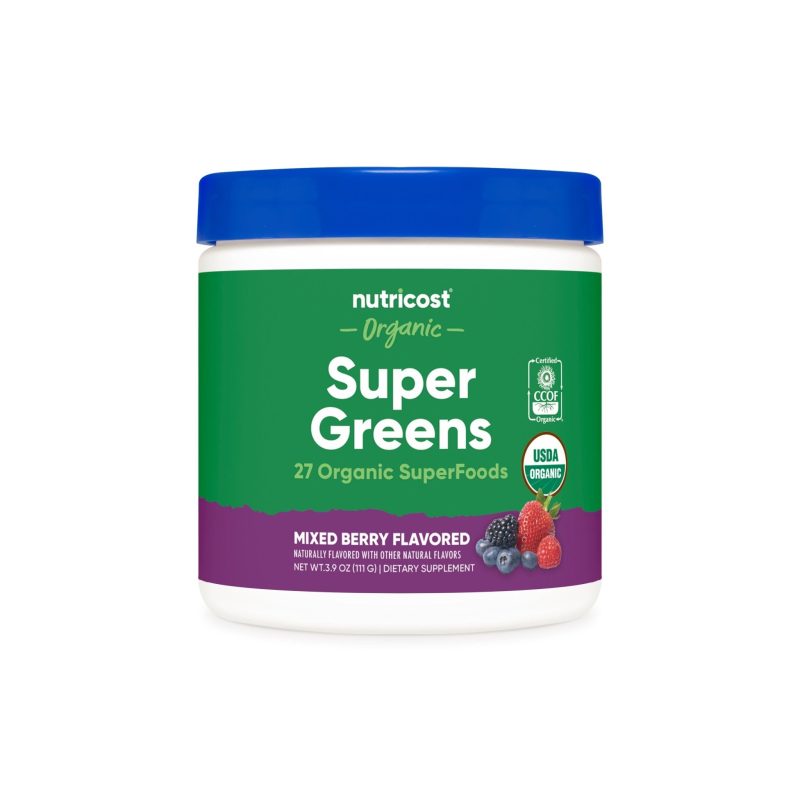 Nutricost Organic Super Greens Powder - 10 Servings - Nutricost