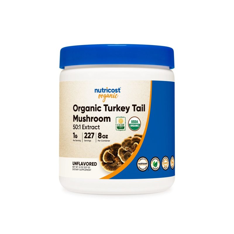 nutricost organic turkey tail mushroom powder 443594