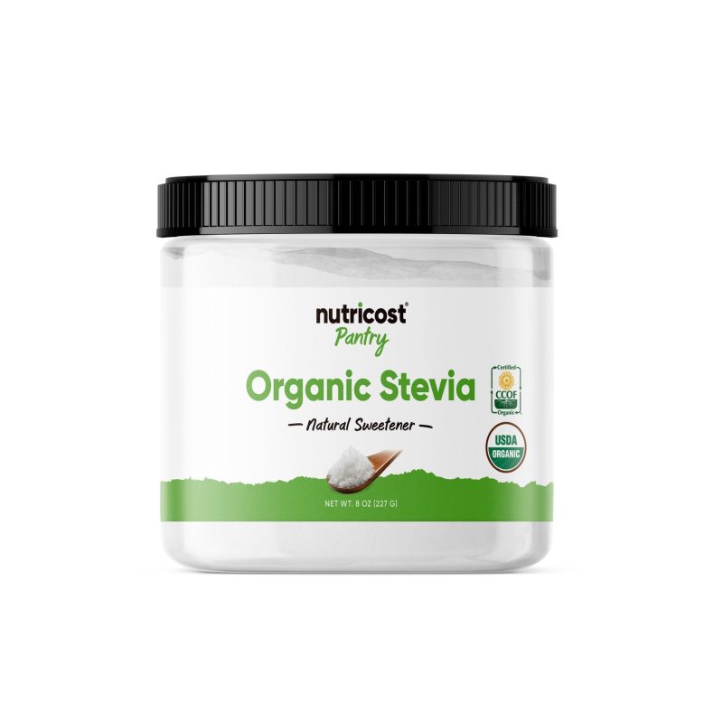 nutricost pantry organic stevia powder 832501