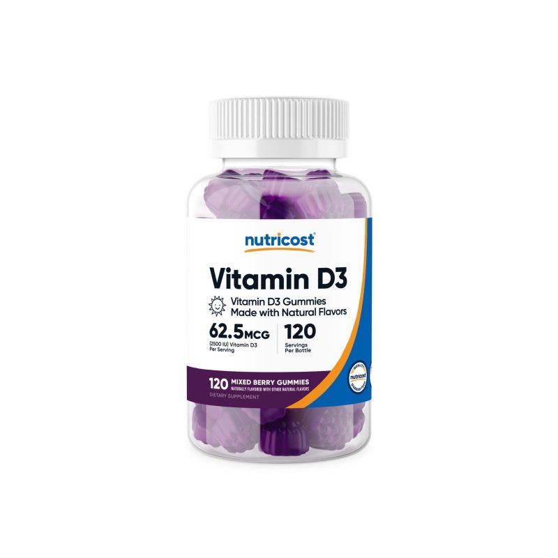 nutricost vitamin d3 gummies 2500iu 397728