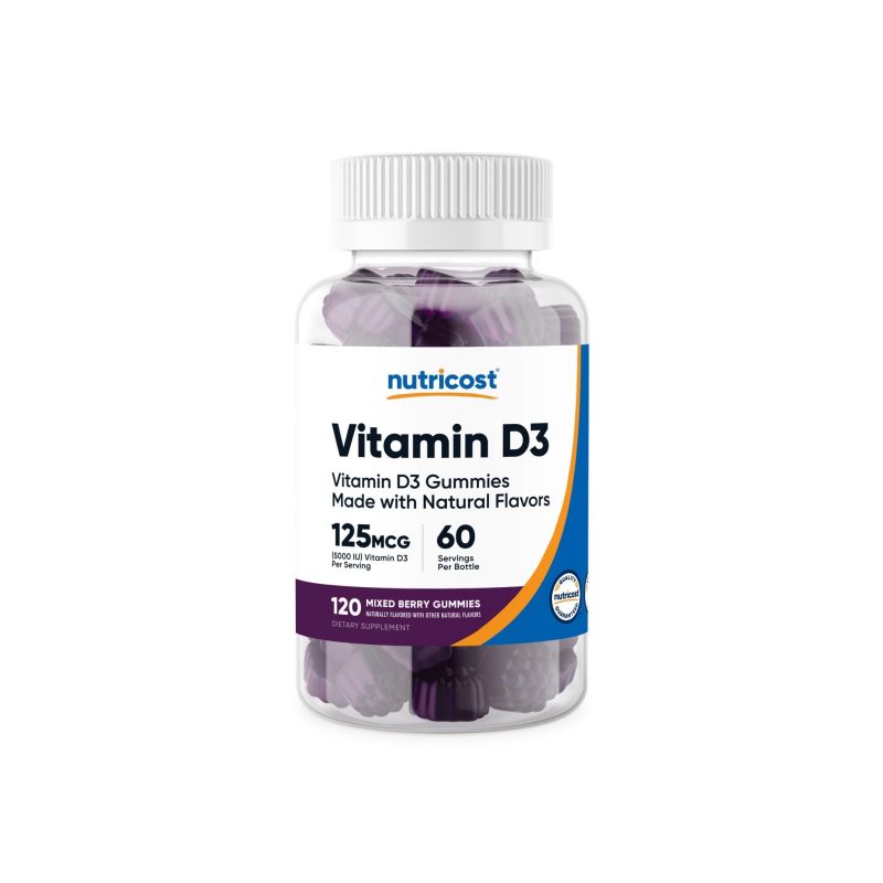 nutricost vitamin d3 gummies 5000iu 386287