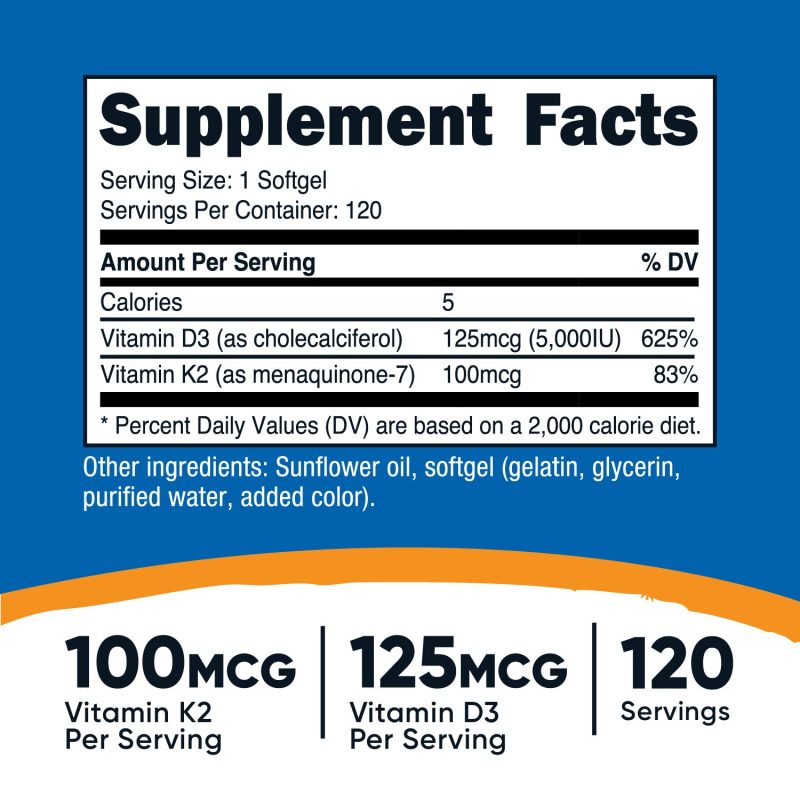 nutricost vitamin k2 vitamin d3 softgels 141803