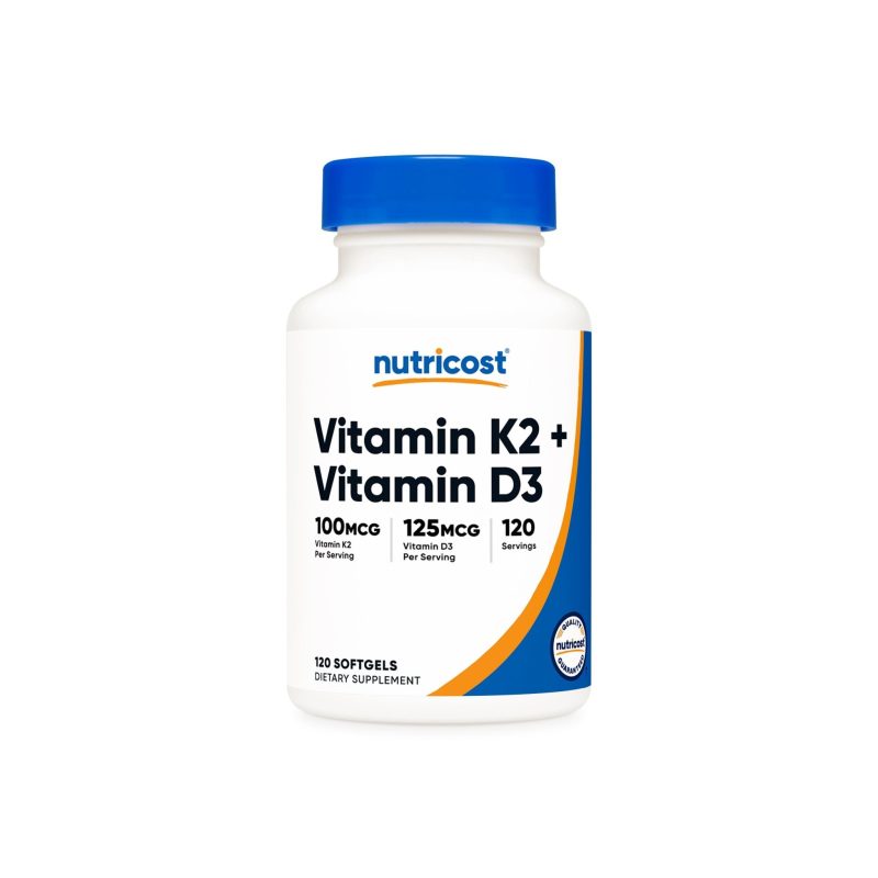 nutricost vitamin k2 vitamin d3 softgels 743490